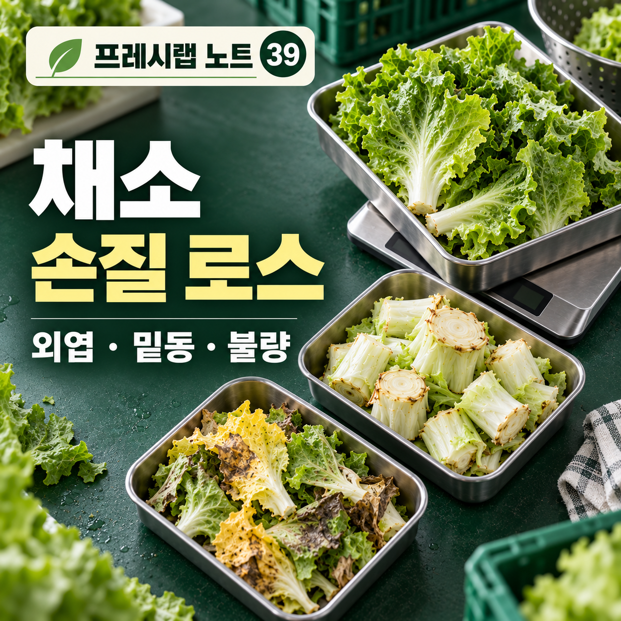 채소 손질 로스, 세 가지 분류